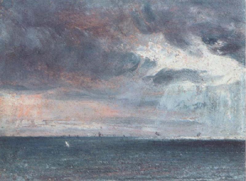 John Constable A storm off the coast of Brighton